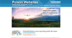 Desktop Screenshot of polsonwebsites.com